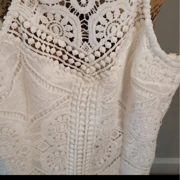 J.O.A. Lace Midi white dress - Picture 7 of 7